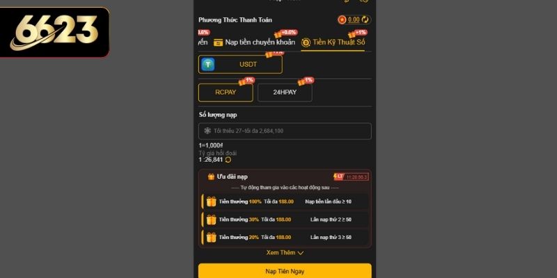 Hướng dẫn newbie thanh toán qua USDT