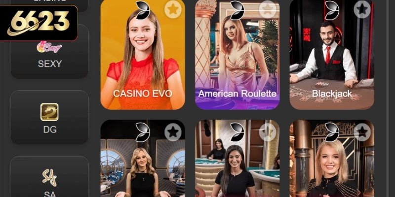 Khám phá sảnh Dream Gaming đầy thú vị, sôi động