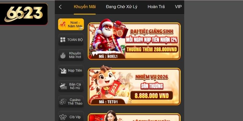 Một vài yêu cầu để nhận khuyến mãi 6623 đơn giản